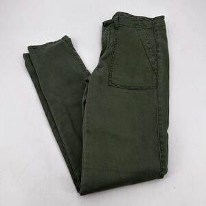 Cabi 5315 Olive Green Utility Slim Fit Cargo Pants Size 6 Minimalist Safari
